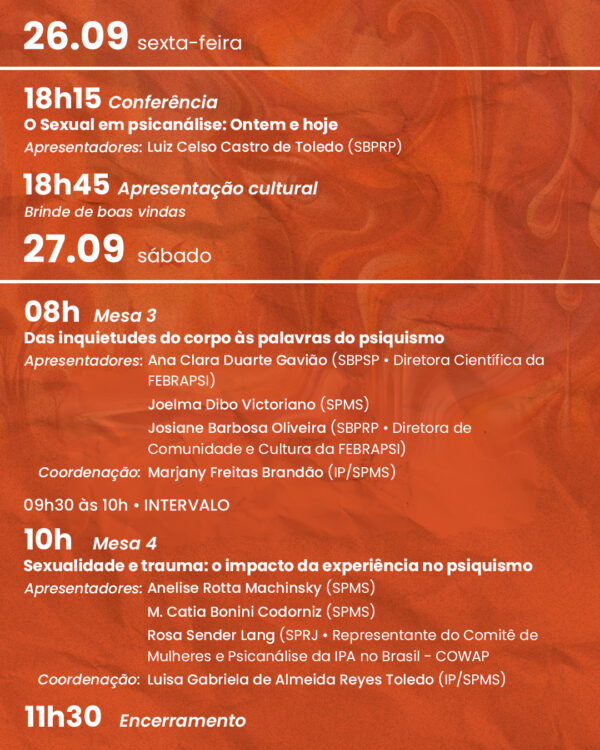 XIII Simpósio de Psicanálise da SPMS - Image 3